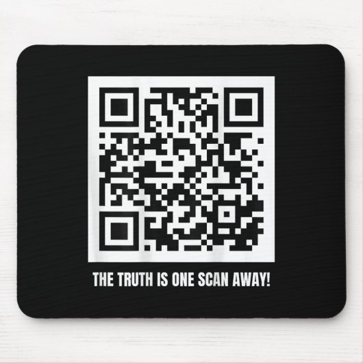 Qr Trump Dancing Code Merch Uni-Erwachsene, Schwar Mousepad (Vorne)
