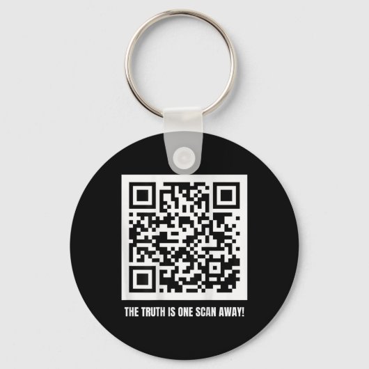 Qr Trump Dancing Code Merch Uni-Erwachsene, Schwar Schlüsselanhänger (Vorderseite)