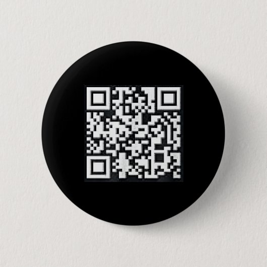 Qr Trump Präsident Trump Tance Code Funny Uni Button (Vorderseite)