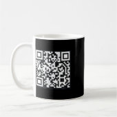 Qr Trump Präsident Trump Tance Code Funny Uni Kaffeetasse (Links)