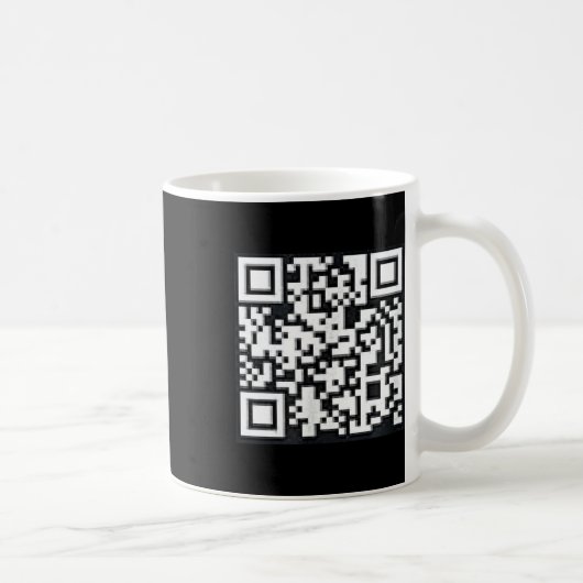 Qr Trump Präsident Trump Tance Code Funny Uni Kaffeetasse (Rechts)