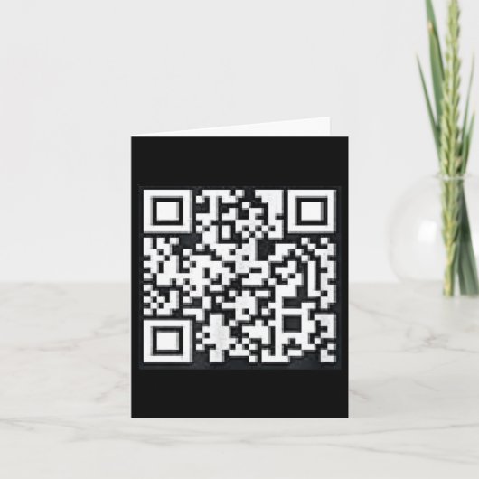 Qr Trump Präsident Trump Tance Code Funny Uni Karte (Vorderseite)