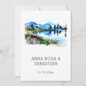 *~* QR UAWG Florenz Italien Firenze AP19 Wedding Einladung (Vorderseite)