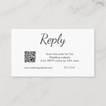 QR UAWG wedding website simple Schwarz-weiß UAWG