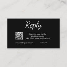 QR UAWG wedding website simple Schwarz-weiß UAWG