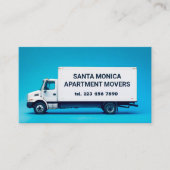 QR-Umzugsbewegungen Visitenkarte (Vorderseite)