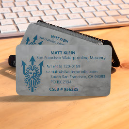 QR-URL-Mauerwerk für personalisiertes Werbelogo Visitenkarte