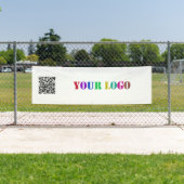 QR-URL und Logo-Werbebanner Banner (Insitu)