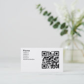 QR Visitenkarte (Stehend Vorderseite)