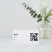 QR Visitenkarte (Stehend Vorderseite)