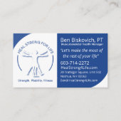 QR-Visitenkarte  Visitenkarte (Vorderseite)