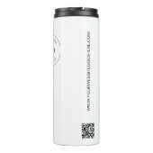 QR-Website für einfache benutzerdefinierte Unterne Thermosbecher (Rückseite)