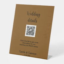 QR WEDING WEBSITE Hinzufügen des Datums Schwarz-we