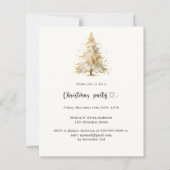 QR Weihnachtsfeier Party Einladung (Vorderseite)