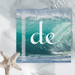 QR-Wellness-Center an der Küste Quadratische Visitenkarte