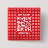 QR-Werbecode (editierbar) mit Logo-Muster Button (Vorderseite)