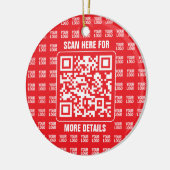 QR-Werbecode (editierbar) mit Logo-Muster Keramik Ornament (Links)