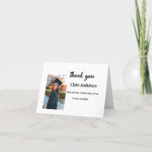 QR White Black Foto Classic Eleg Graduation Party