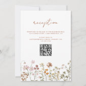 QR Wildblume Taufgarten im Blut Einladung (Rückseite)