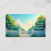 QR-Zaunbefestigungsreparatur Visitenkarte (Vorderseite)