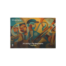 QR Zuhause Deko Jazz Music Horn Einstieg Rug Begrü