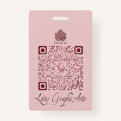 QRcodde für Mehrzweck-Anwendungen Ausweis (Rückseite)