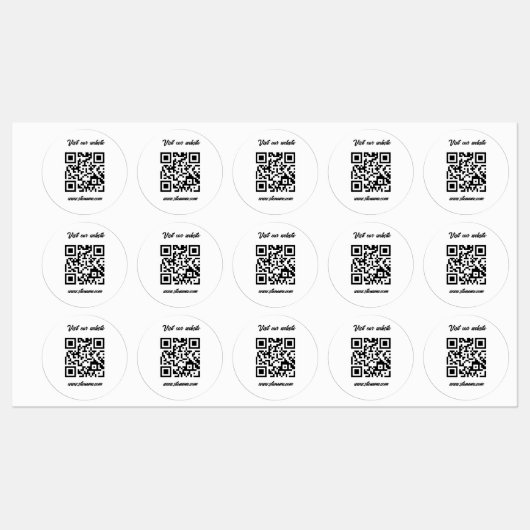 QRcode-Kabelaufkleber Etiketten (Blatt)