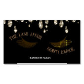 QRcode-Lashes Magnetische Visitenkarte (Vorderseite)
