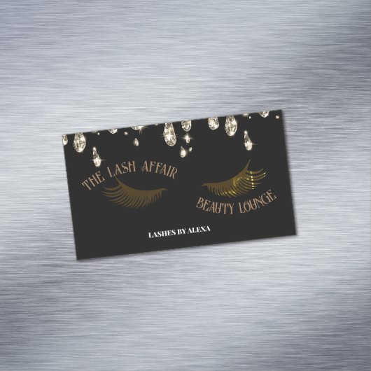 QRcode-Lashes Magnetische Visitenkarte (Beispiel)