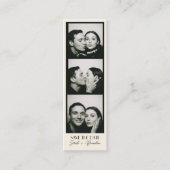 Qrcode-Lesezeichen für Vintage Fotokabinen Save th Telefonnummerkarte (Vorderseite)