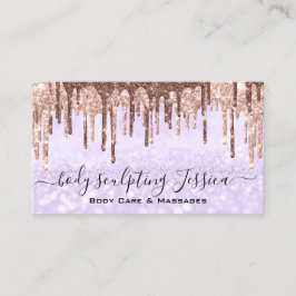 QRCode-Logo-Lila für die Körperpflege Visitenkarte