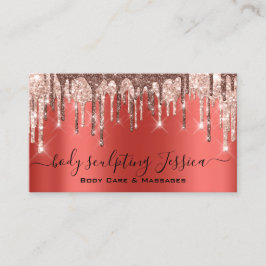 QRCode-Logo-Rot für Körperpflege Visitenkarte