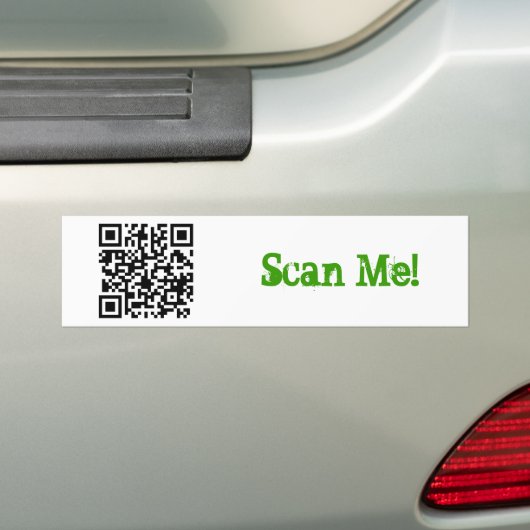 qrcode - mananddog, scannen mich! autoaufkleber (Auf Auto)