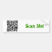 qrcode - mananddog, scannen mich! autoaufkleber (Vorne)