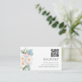 QRCODE-REGISTRIERUNG für weich blaue und rosa BLUM Begleitkarte (Stehend Vorderseite)