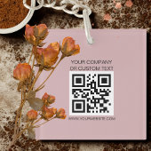 QRcode schwarzer Firmenname, benutzerdefinierter T Schlüsselanhänger