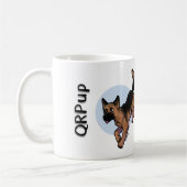 QRPup Cup - Deutscher Schäferhund Kaffeetasse (Links)