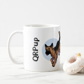 QRPup Cup - German Shepherd Kaffeetasse