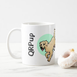 QRPup Cup - Goldene Kaffeetasse