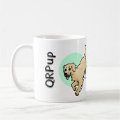 QRPup Cup - Goldene Kaffeetasse (Links)