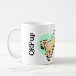 QRPup Cup - Goldene Kaffeetasse
