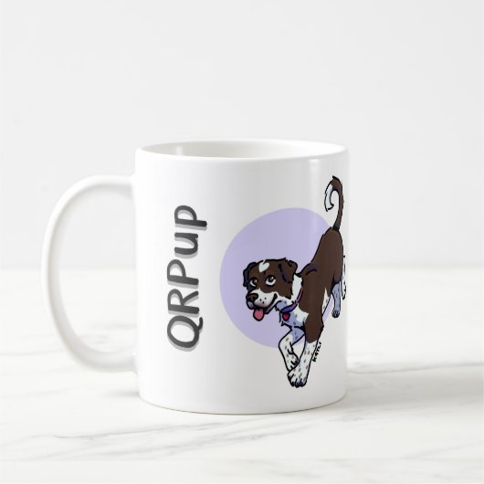 QRPup Cup - Hazel Kaffeetasse (Links)