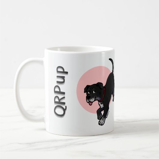 QRPup Cup: Sophie Kaffeetasse (Links)