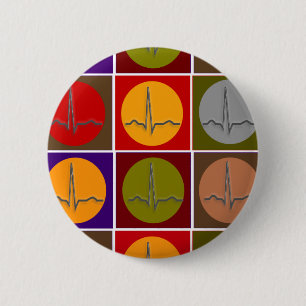 QRS Pop Art Button