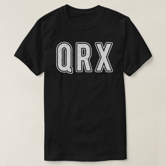 QRX Q Code Ham Radio Essential T - Shirt.pnng T-Shirt (Design vorne)