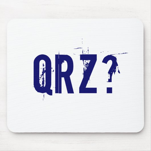 QRZ? Radioschinken Mousepad (Vorne)