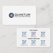 QSI Primärlogo - Visitenkarten Visitenkarte (Vorne/Hinten)