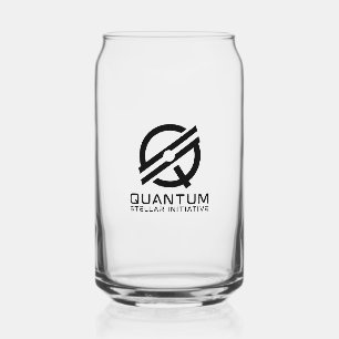 QSI Sekundäres Logo - Pint Glass Dosenglas