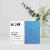 QSL Card Add Your Own Photo Postkarte (Stehend Vorderseite)