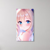 QT Blue Eyes 3 Leinwanddruck (Vorderseite)